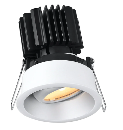 Lotus LED Lights L3G-RRT-AZ Trim for Tangra 3" Gimbal Round Regressed Thin - Alzak Finish