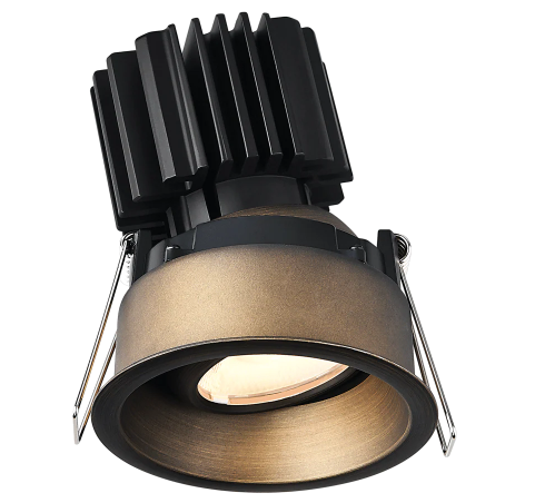 Lotus LED Lights L3G-RRT-BR Trim for Tangra 3" Gimbal Round Regressed Thin - Bronze Finish