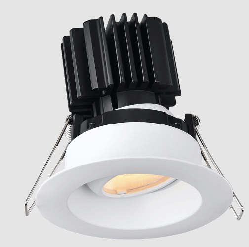 Lotus LED Lights L3G-RRW-WH-LW36-4C90 Tangra 3″ Gimbal Round Recessed Wide White Trim, Lens White, Beam Angle 36°, 4CCT+DTW 35K to 27K, CRI90