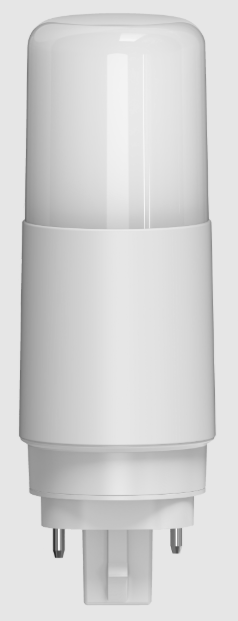 Eiko L7WPLS/AB/835/U/G24D/O PLS Type A+B Plastic, Wattage 7W, Lumens 810 lm, 80CRI, Color Temperature 3500K, Omni G24d