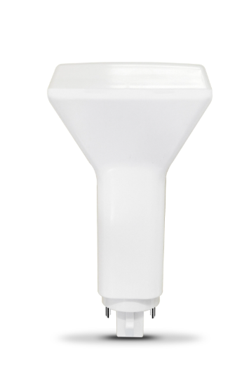 Eiko L8.5WPLC/AB/835/U/G24D/V PLC Type A+B Plastic, 80CRI, Wattage 8.5W, Lumens 1050 lm, Color Temperature 3500K, Voltage 120-277V, Vertical G24d