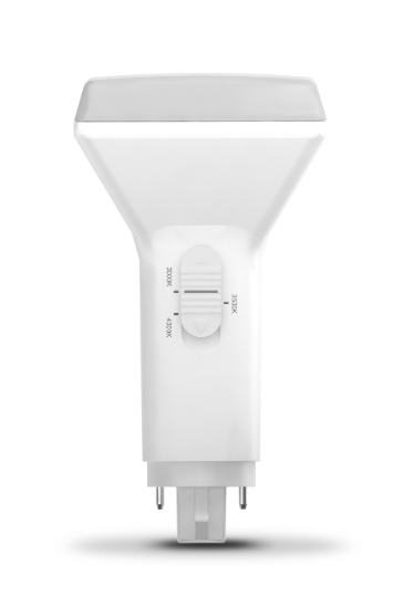Eiko L8.5WPLC/AB/8FCCT/U/G24D/V PLC Type A+B Plastic, 80CRI, Wattage 8.5W, Lumens 1120 lm, Color Temperature 30K/35K/40K, Voltage 120-277V, Vertical G24d