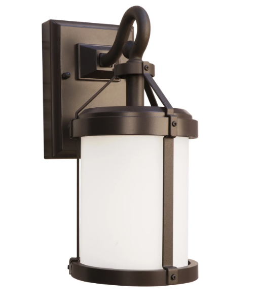 Feit Electric LAN11RND/SYNC/BZ 11 in. OneSync Landscape Bronze Round Decorative Lantern, Multi-Color Temperature, Wattage 12.5W, Voltage 120V, Bronze Finish