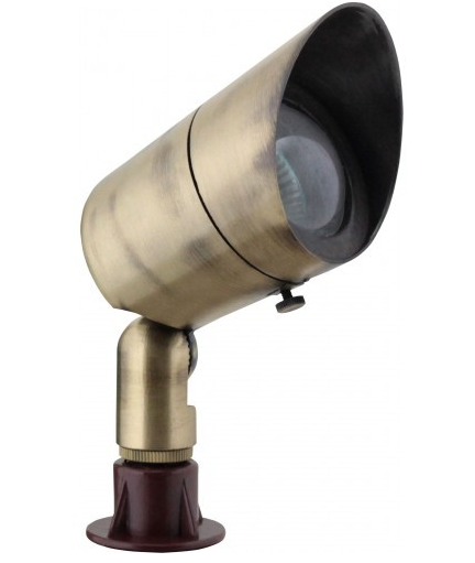Orbit LB126-AZ-5-WW Led Outdoor Brass Directional Light, Wattage 5W, Voltage 12V, Color Temperature 3000K-Ant. Bronze Finish