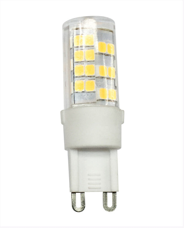 Cyber Tech Lighting LB50G9/WW 4.5W LED G9 Bulb, Dimmable, G9, Omni, 500 lm, 120V, CCT 3000K