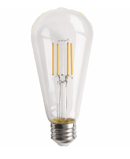 Cyber Tech Lighting LB60CAST21-DL3PK LED Classic Edison Filament ST21 Type Light Bulb