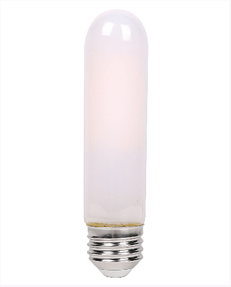 Cyber Tech Lighting LB60T10F-D/WW 8W LED Dimmable T10 Tubular Lamp, Frosted, CCT 2700K
