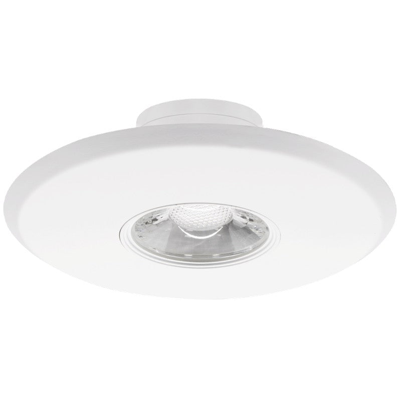 Lotus LED Lights LBL-JB10W-5CCT-R-WH 5" J-Box Mount LED Downlight, Color Temperature 2700K-5000K, Lumens 740 lm, 120V, White