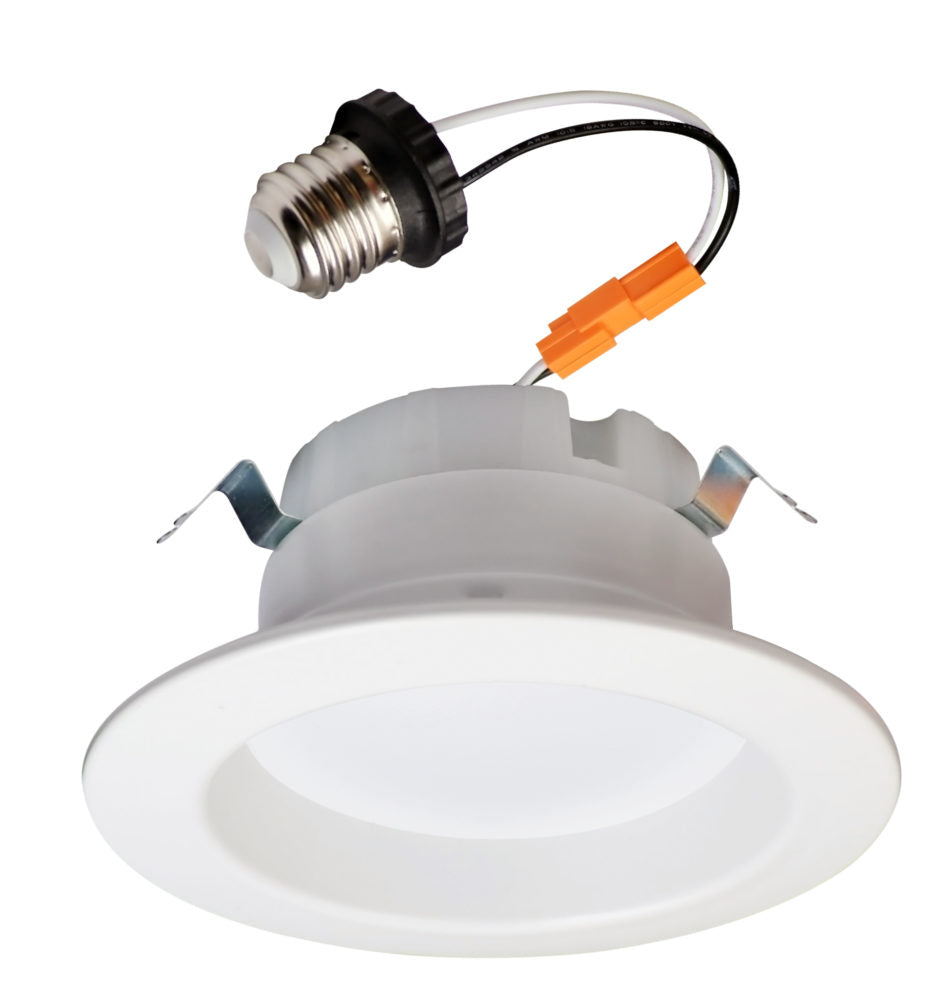Cyber Tech Lighting LC10RT4-ECO-S/DL 4" 10W LED Recessed Can Retrofit Kit, 60W Inc Retrofit, Dimmable, 700 lm, CCT 5000K