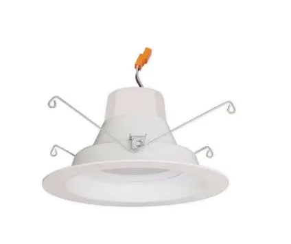 Cyber Tech Lighting LC12RT6-ECO-S/WW-1PK 6" 12W LED Recessed Can Retrofit Kit, 75W Inc. Retrofit, Dimmable, E26, 850 lm, 2700K