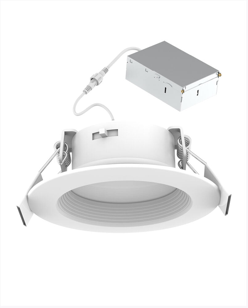 Cyber Tech Lighting LC8RT3-BNBXCCT 3″ LED Recessed Down Light w/ J-Box, Adjustable 5CCT