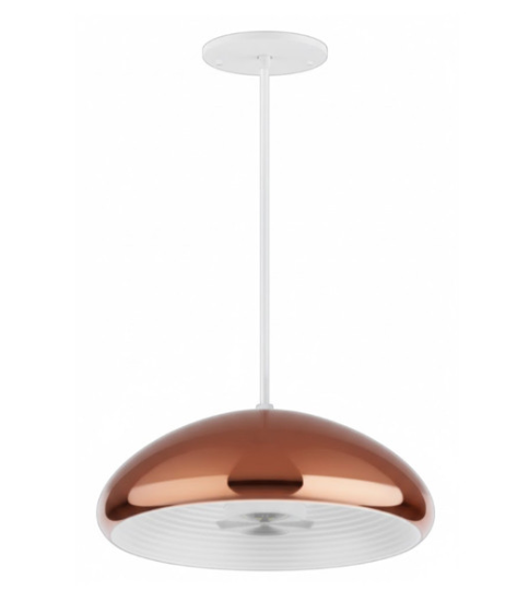 Westgate LCEU-12-30K-CU 12 Inch LED Pendant Copper Reflector Watt 12W, Lumens 1400lm, CCT 3000K