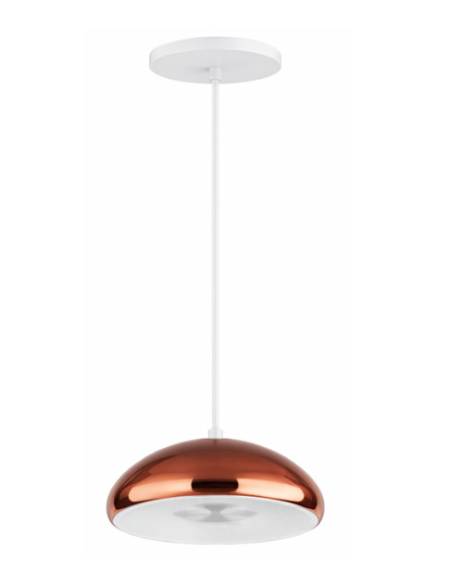 Westgate LCEU-8-30K-CU 8 Inch LED Pendant Copper Reflector Watt 8W, Lumens 650lm, CCT 3000K