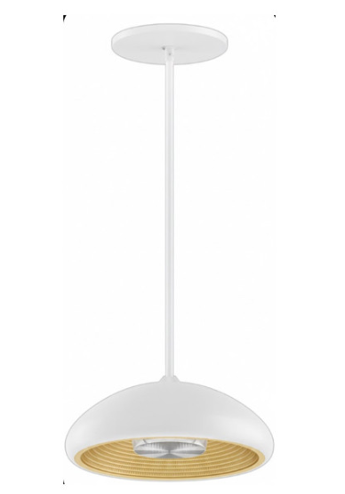 Westgate LCEU-8-30K-WH 8 Inch LED Pendant Copper Reflector Watt 8W, Lumens 395lm, CCT 3000K