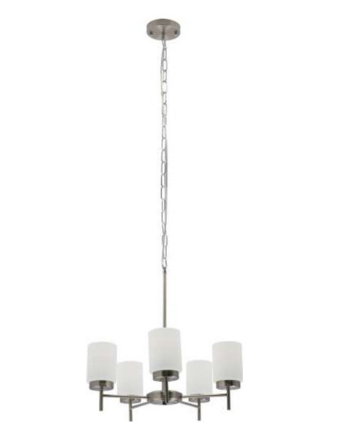 Westgate LCFE-E26-P5L-BN 8FT LED Chandelier Pendant Light Lamp 5