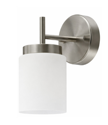 Westgate LCFE-E26-V1L-BN LED Vanity Wall Light