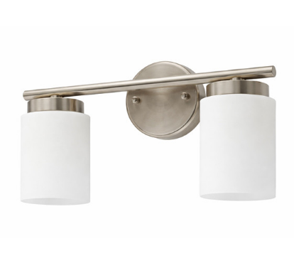 Westgate LCFE-E26-V2L-BN LED Vanity Wall Light 2-Lamp
