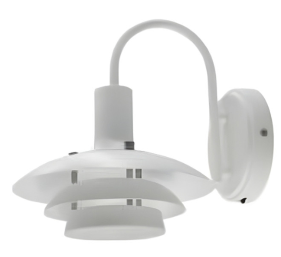 Westgate LCFL-WS-WH Integrated Led Modern LED Wall Sconce Light, 10w, 500lm, Selectable CCT White Finish