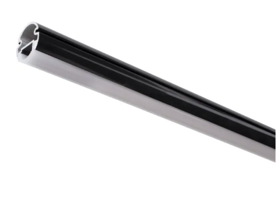 Task Lighting LCR36-T4-10WBK 36" Lighted Closet Rod - CCT Tunable White (27K-5K) - Aluminum Profile - Frosted Lens - Black - 24V