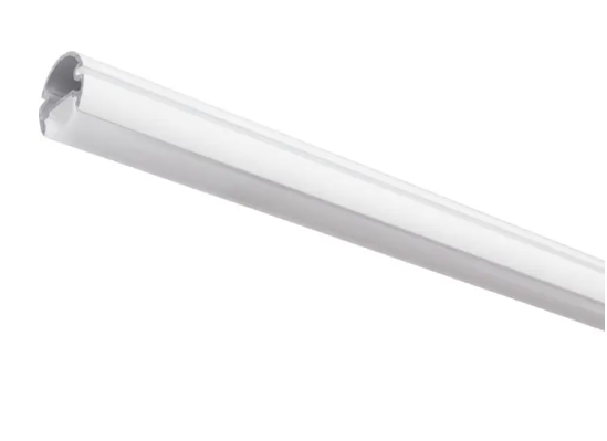 Task Lighting LCR54-S4-14WWT4 54" Lighted Closet Rod - 4000K - Aluminum Profile - Frosted Lens - White - 24V