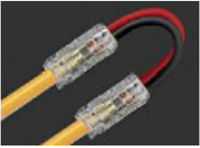 Lotus LED Lights LCS-2-4MM Strip Connector 4 mm Tape to Tape with Wire in between