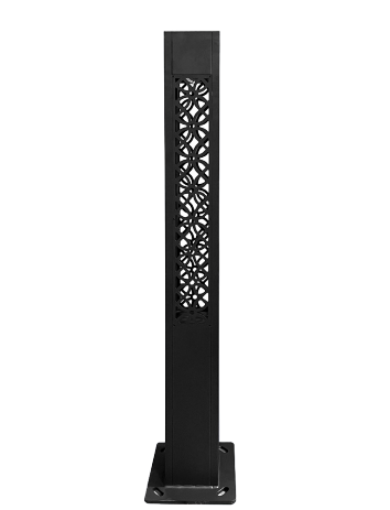 Westgate LCSB-7FT-MCT-BK Decorative Light Column, ETL - Wet - Mct, 7ft, 40W , 30K/40K/50K Black Finish