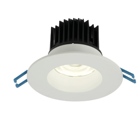 Lotus LED Lights LD3R-3018K-WH 3" Round Regressed Led Downlight - 15w - Dim To Warm / 3k-18k - 1,300 Lumens - 120v - White Finish