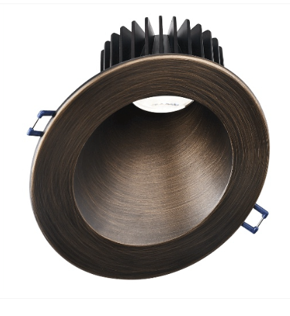 Lotus LED Lights LD4R-27K-HO-5R-SL30-ORB 5" Sloped Deep Regressed Led Downlight - 30° Slope - High Output - 18w - 2700k - 1,500 Lumens - 120v - Oil Rubbed Bronze