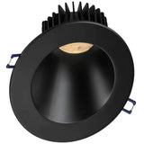 Lotus LED Light LD4R-3018K-5R-SL30-BK 4" LED Round Deep Regressed 30 Degree Slope Downlight - 15 Watt, CCT Dim To Warm / 3K - 18K, 120V, Black Finish