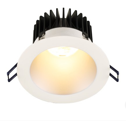 Lotus LED Lights LD4R-30K-HO-4R-SR-WT 4" Round Deep Regressed Led Downlight - High Output - 18w - Silver Reflector - White Trim - 3000k - 1,500 Lumens - 120v
