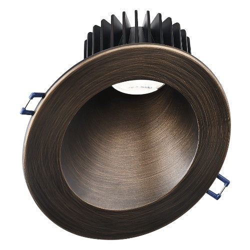 Lotus LED Light LD4R-32K-5R-SL30-ORB 4" LED Round Deep Regressed 30 Degree Slope Downlight - 15 Watt, CCT Dim To Warm / 3K - 2K, 120V,Oil Rubbed Bronze Finish