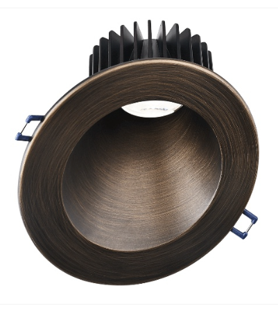 Lotus LED Lights LD4R-32K-HO-5R-SL30-ORB 5" Sloped Deep Regressed Led Downlight - 30° Slope - High Output - 18w - Dim To Warm / 3k-2k - 1,150 Lumens - 120v - Oil Rubbed Bronze