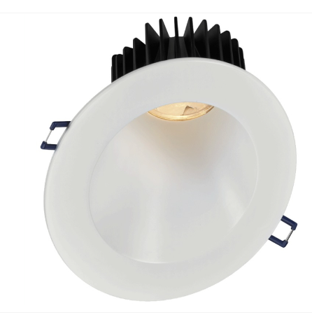 Lotus LED Lights LD4R-32K-HO-5R-SL30-WH 5" Sloped Deep Regressed Led Downlight - 30° Slope - High Output - 18w - Dim To Warm / 3k-2k - 1,150 Lumens - 120v - White