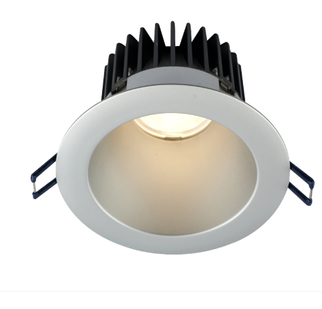 Lotus LED Lights LD4R-35K-HO-4R-SR-ST 4" Round Deep Regressed Led Downlight - High Output - 18w - Silver Reflector - Silver Trim - 3500k - 1,600 Lumens - 120v