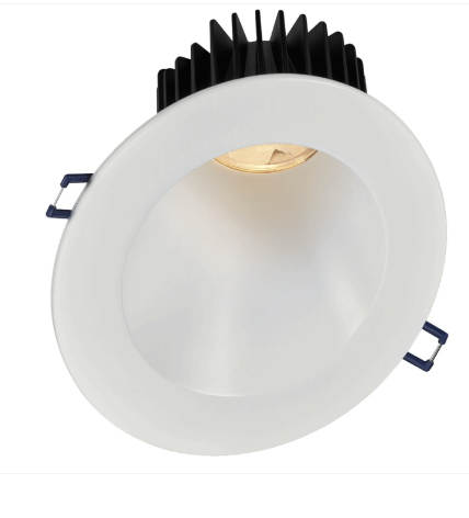 Lotus LED Lights LD4R-35K-HO-5R-SL30-WH 5" Sloped Deep Regressed Led Downlight - 30° Slope - High Output - 18w - 3500k - 1,600 Lumens - 120v - White