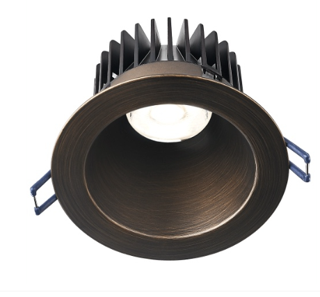 Lotus LED Lights LD4R-40K-HO-4R-ORB 4" Round Deep Regressed Ho Led Downlight - 4000k - 1,650 Lumens - 120v - Oil Rubbed Bronze