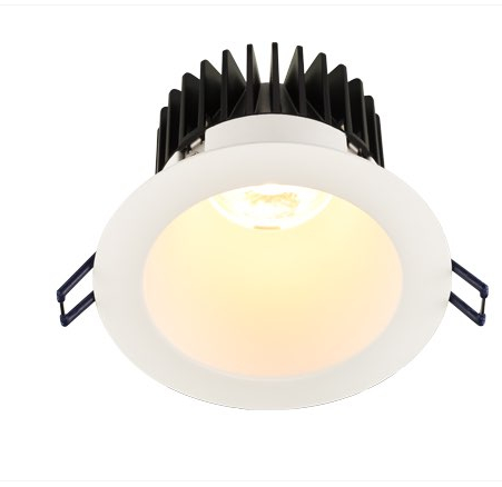 Lotus LED Lights LD4R-40K-HO-4R-WR-WT 4" Round Deep Regressed Led Downlight - High Output - 18w - White Reflector - White Trim - 4000k - 1,650 Lumens - 120v