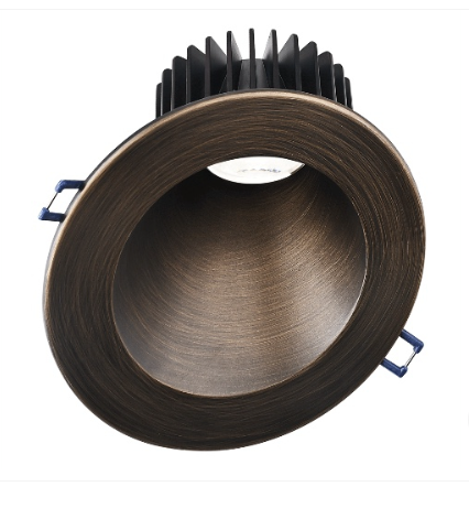 Lotus LED Lights LD4R-40K-HO-5R-SL30-ORB 5" Sloped Deep Regressed Led Downlight - 30° Slope - High Output - 18w - 4000k - 1,650 Lumens - 120v - Oil Rubbed Bronze