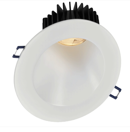 Lotus LED Lights LD4R-40K-HO-5R-SL30-WH 5" Sloped Deep Regressed Led Downlight - 30° Slope - High Output - 18w - 4000k - 1,650 Lumens - 120v - White