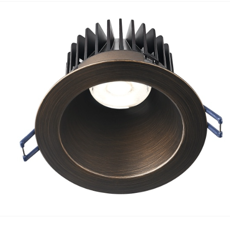 Lotus LED Lights LD4R-50K-HO-4R-ORB 4" Round Deep Regressed Ho Led Downlight - 5000k - 1,700 Lumens - 120v - Oil Rubbed Bronze