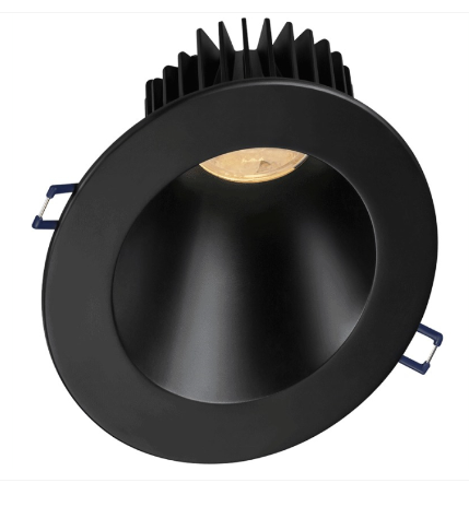 Lotus LED Lights LD4R-50K-HO-5R-SL30-BK 5" Sloped Deep Regressed Led Downlight - 30° Slope - High Output - 18w - 5000k - 1,700 Lumens - 120v - Black