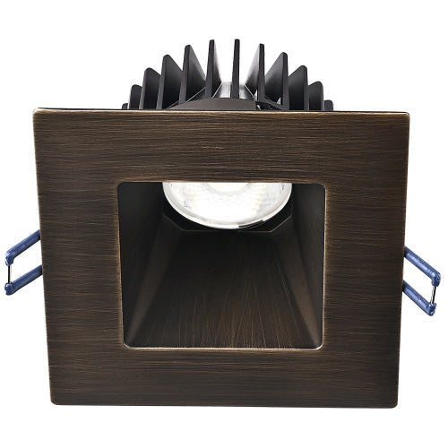 Lotus LED LD4S-32K-HO-4S-ORB-15D 4" Square Deep Regressed LED Downlight, High Output, Wattage 18W, Oil Rubbed Bronze, Dim to Warm / 3K-2K, 1,150 Lumens, Voltage 120V, 15° Beam Angle