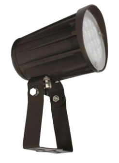 Orbit LFL20-28W-WW-T Led Bullet Flood Light With Trunnion, Wattage 28w, Voltage 120-277v, Color Temperature 3000k, Bronze Finish