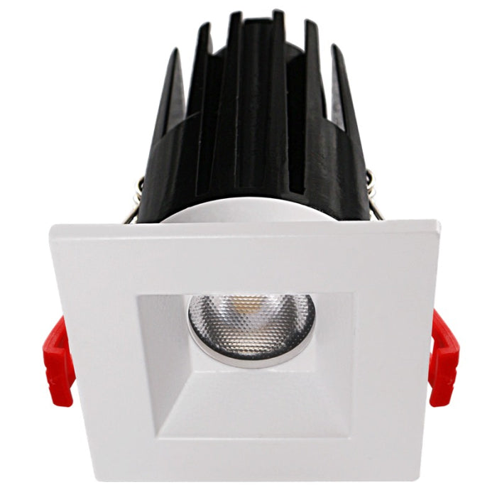 Lotus LED Lights LED-1-S7W-5CCT-1SRWH 2" LED Square LED Downlight, MCTP 27K / 3K / 35K / 4K / 5K, Lumens 480lm, 120V, White Finish