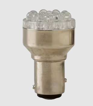 Eiko LED-12-DCBAY-W 12VAC/DC S8 DC Bayonet BAY15d, White