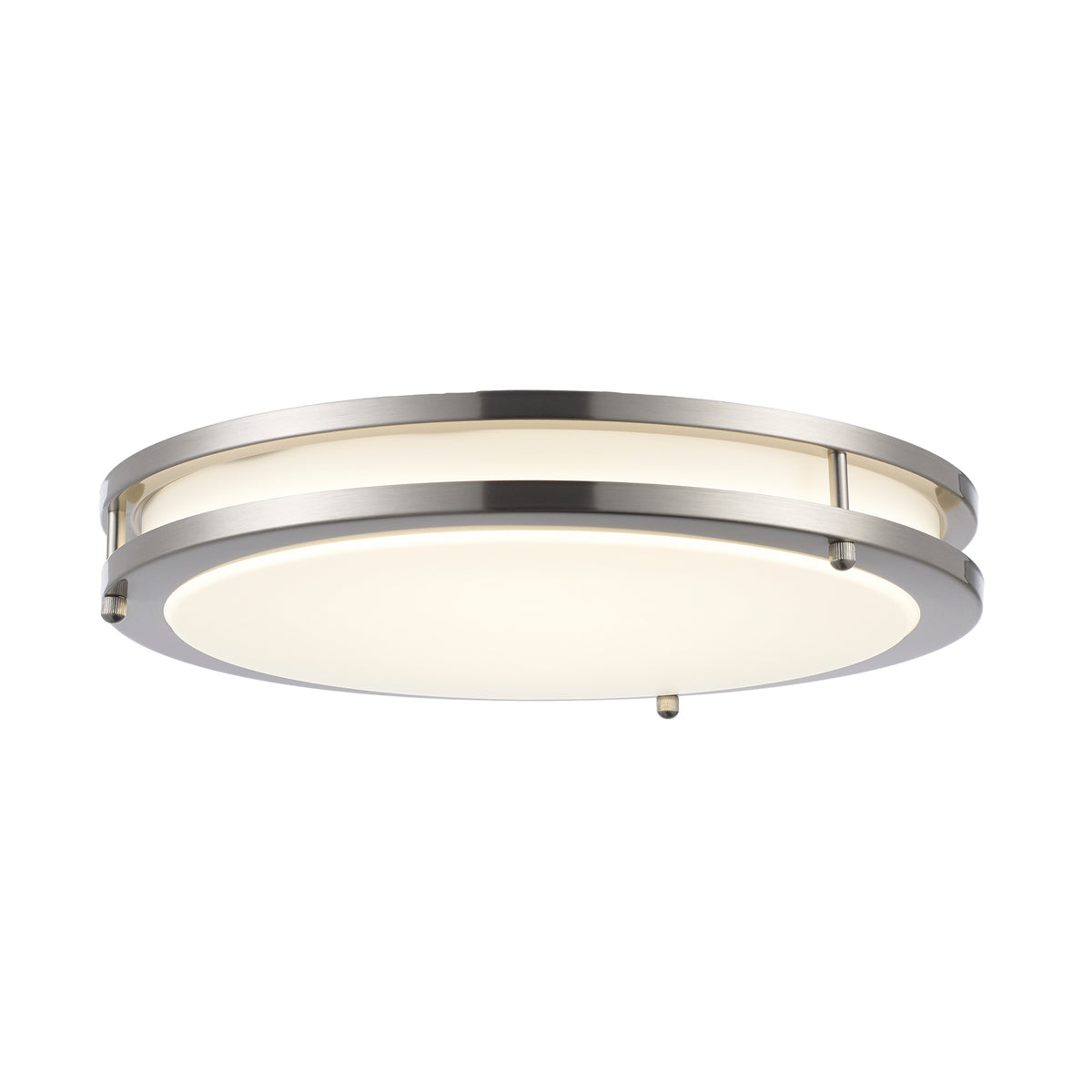 Trans Globe Lighting LED-16314 BN Tavian brushed nickel LED flush mount ceiling light
