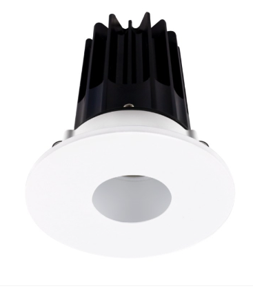 Lotus LED Lights LED-2-S15W-27K-2RRAK-2RPH 2" Led Recessed Downlight - High Output - 15w - 2700k - 980 Lumens - Silver Reflector - Pinhole Trim - 120v