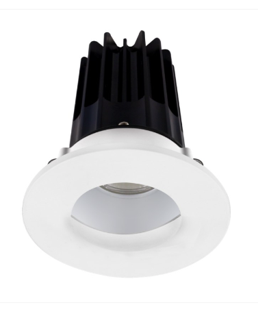 Lotus LED Lights LED-2-S15W-27K-2RRAK-2RWW 2" Led Recessed Downlight - High Output - 15w - 2700k - 980 Lumens - Silver Reflector - Wall Wash Trim - 120v