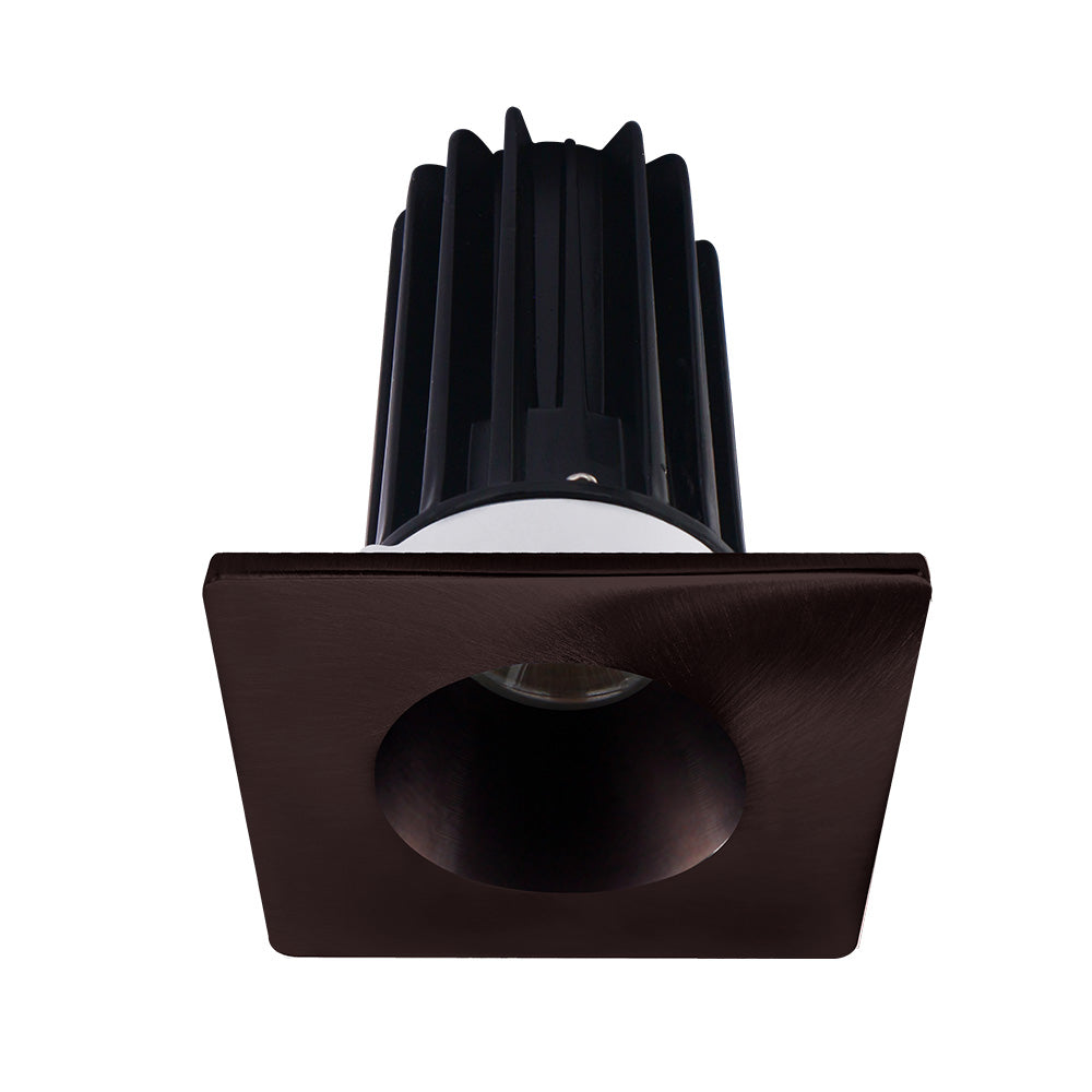Lotus LED Lights LED-2-S8W2-27K-2RRBZ-2STBZ-60D 2" Recessed LED 8W Designer Series, 580 Lumens, CCT 2700K, Bronze Reflector, Square Bronze Trim, 60° Beam Angle