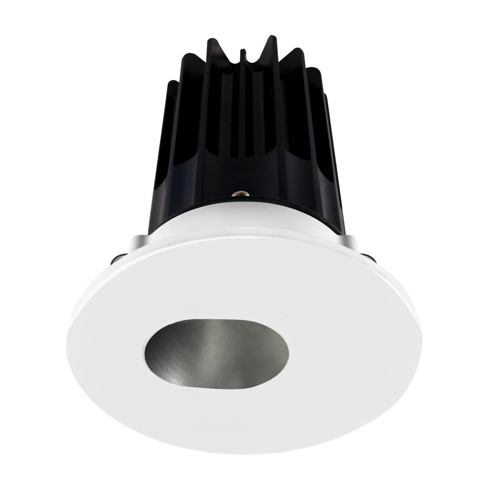 Lotus LED Lights LED-2-S15W-3018K-2RRCH-2RSA-24D 2 Inch Round Recessed LED Downlight, Wattage 15W, High Output, Color Temperature 3000-1800K, Dim to Warm, 24 Degree Beam Spread, Chrome Reflector, Round Slot Aperture Trim